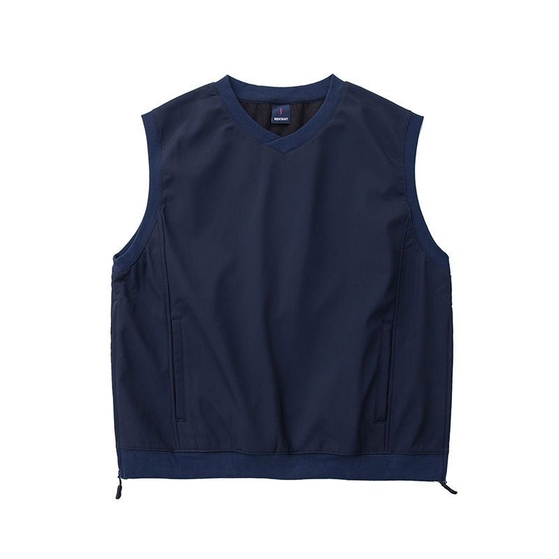 Crewneck Tank Top for Men Functional Oversized Retro Sports Vest
