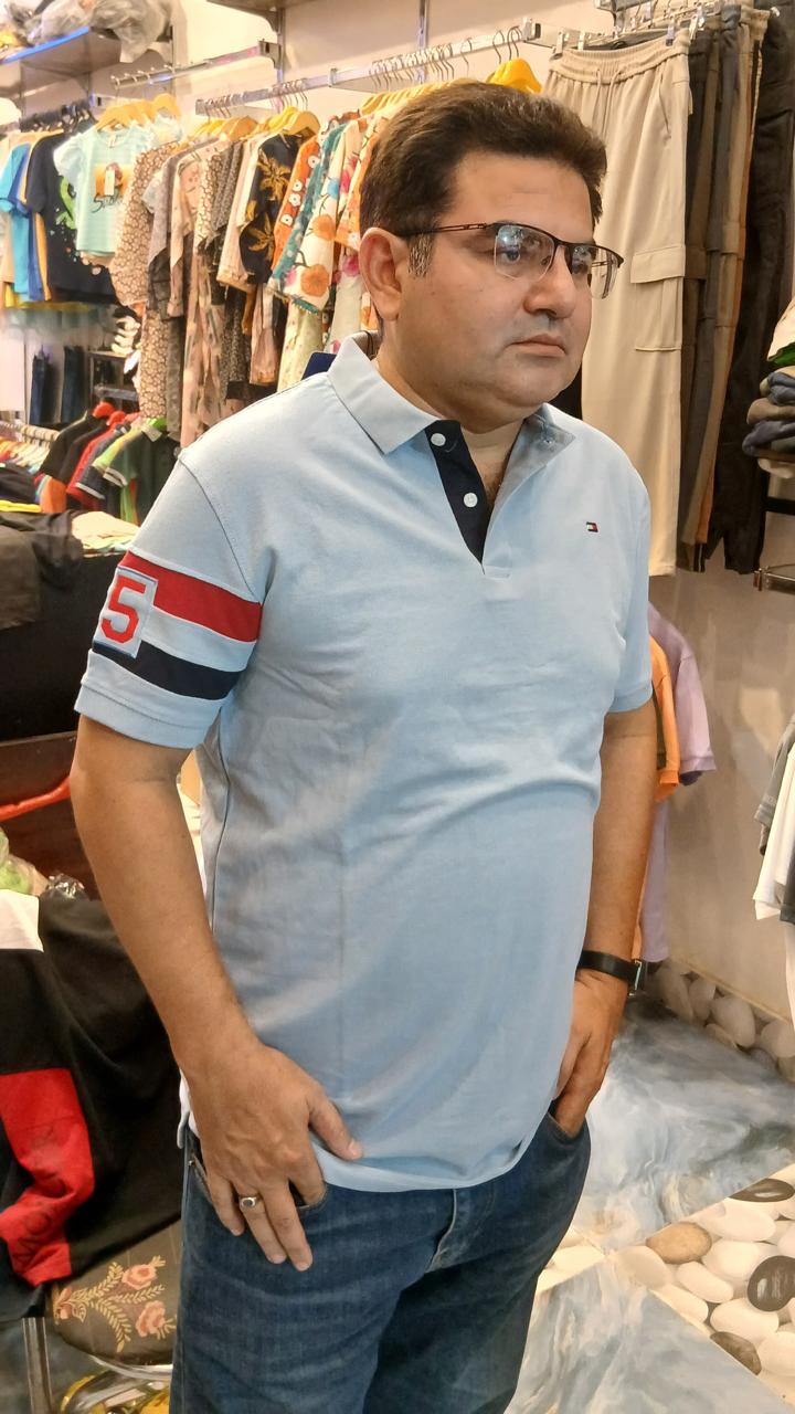 Men’s Striped Polo T-Shirt